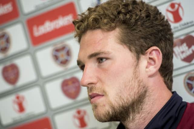 Hearts goalkeeper Jack Hamilton was surprised by his first Scotland call-up. Picture: Gary Hutchison/SNS