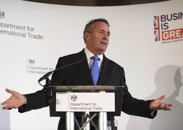 Liam Fox says it is not in the interest of EU countries to put up tariffs. Picture: Getty