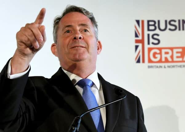 British International Trade Secretary Liam Fox has put down his markers for a hard Brexit Picture: Getty Images