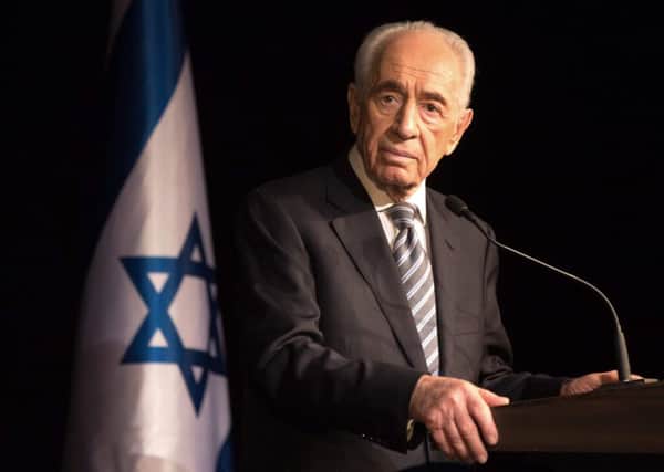 Former Israeli President Shimon Peres. Picture: AFP