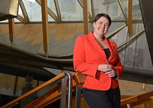 Ruth Davidson will address the Tory conference today. Picture: TSPL