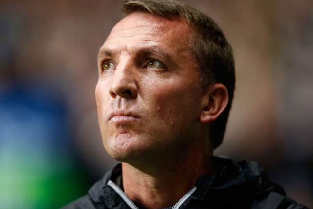 Brendan Rodgers wants his side to refocus for the Dundee game. Picture: PA