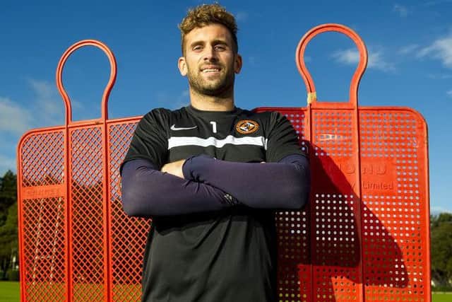Dundee United's Goalkeeper Cammy Bell