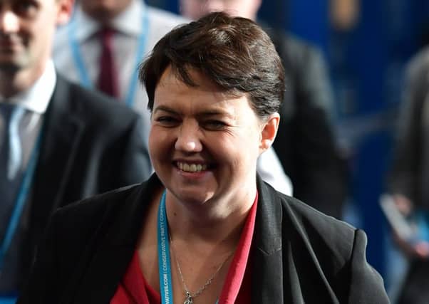 Ruth Davidson is putting the squeeze on Nicola Sturgeon, writes Paris. Picture: Carl Court/Getty Images)