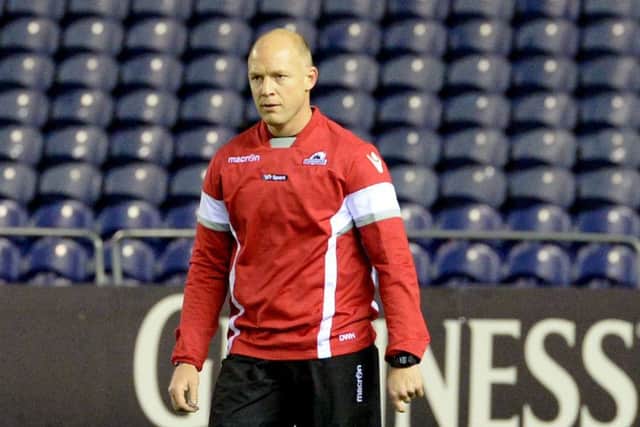 Edinburgh's acting head coach Duncan Hodge suffered a heavy defeat in his first game in charge. Picture: SNS Group