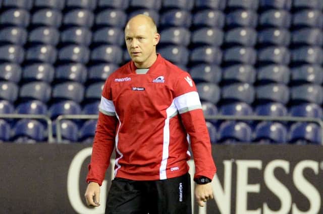 Edinburgh's acting head coach Duncan Hodge suffered a heavy defeat in his first game in charge. Picture: SNS Group