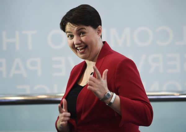 Ruth Davidson believes the Tories are on the path to power. Picture: AFP/Getty Images