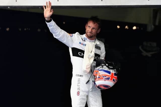 Jenson Button will start his 300th Formula One race today.  Photograph: Getty