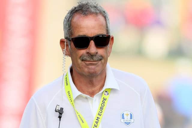 Sam Torrance of Europe looks on during the 2016 Ryder Cup at Hazeltine. Picture: Andrew Redington/Getty Images