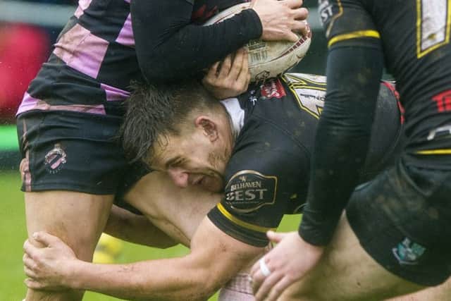 Melrose's Craig Jackson scored a vital try