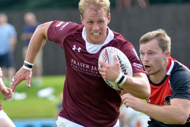 Gregor Hunter's try denied visitors a bonus point