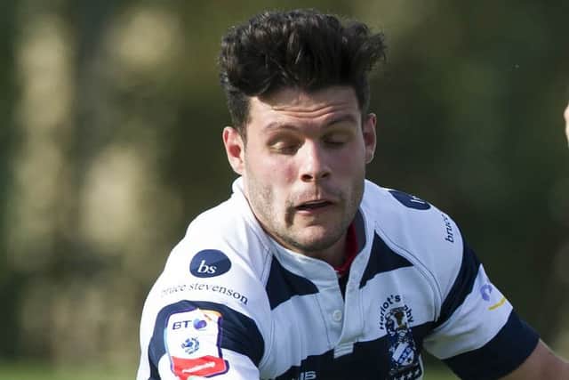 Alex Hagart was on form with the boot