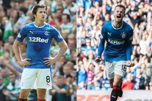 Mark Warburton has stated he should not have dropped Andy Halliday, right. Picture: John Devlin