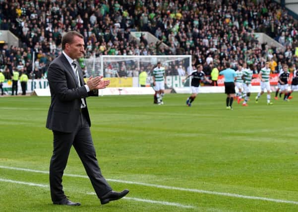 Celtic manager Brendan Rodgers after his side defeated Dundee yesterday. Picture: SNS