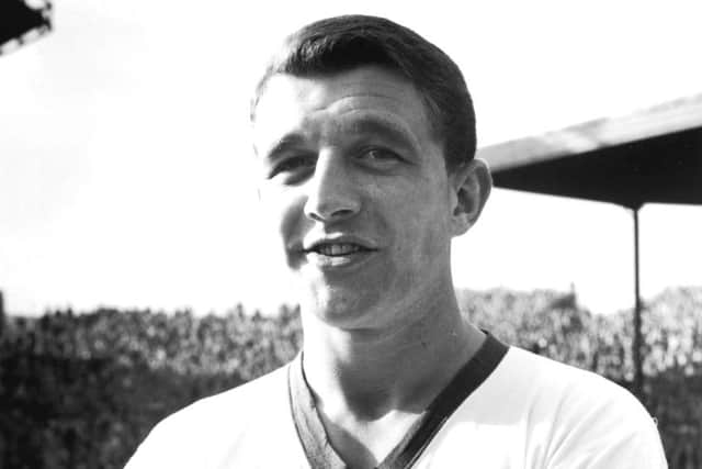 Manchester United and Scotland striker David Herd, who has died aged 82. Picture: Terry Disney/Central Press/Getty Images