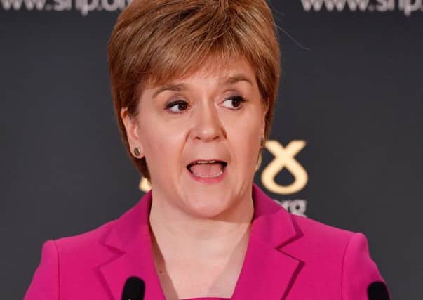 SNP leader and First Minister of Scotland, Nicola Sturgeon. (Photo by Jeff J Mitchell/Getty Images)