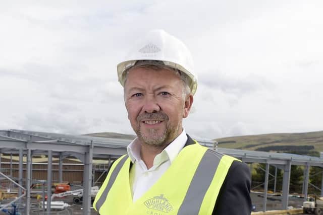 Les Montgomery, chief executive of Highland Spring, at the firm's Blackford headquarters. Picture: Sandy Young/PA Wire