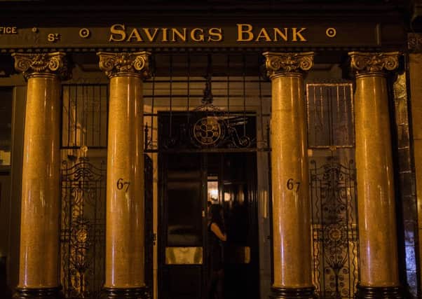 The Savings Bank on Glasgow's Bridge Street was previously a poker den. Picture: Contributed