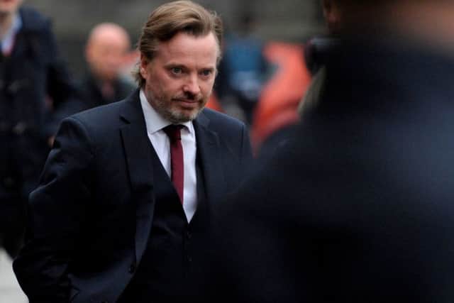 Craig Whyte leaves a previous court appearance in Edinburgh. Picture: HeMedia