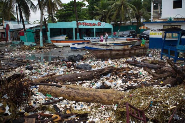 Hurricane Matthew claimed its first victims leaving one dead and one person missing in Haiti as it churns through the Caribbean as the most menacing storm in nearly a decade. Picture: Erika Santelices/Getty Images