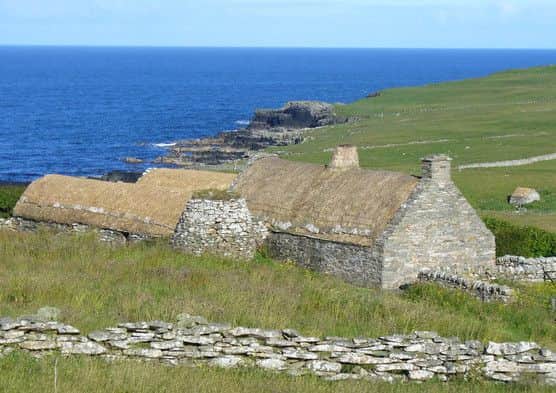 Shetland Crofthouse is included in the first survey of its type on traditional thatched houses in Scotland. PIC www.geograph.co.uk