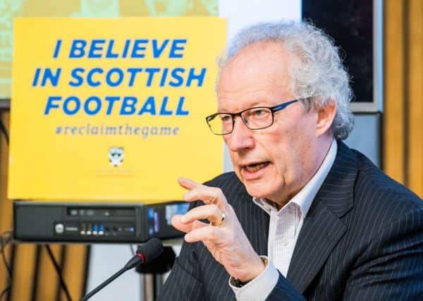 Henry McLeish says there is no reason the Scottish international team can't be a lot better than they are. Picture: Ian Georgeson