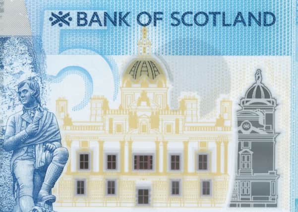 Bank of Scotland said the new polymer notes were cleaner, greener and stronger than paper ones. Picture: Lloyds Banking Group/PA Wire