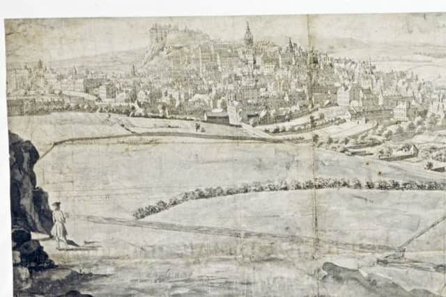 Part of Thomas Sandby's Panorama of Edinburgh