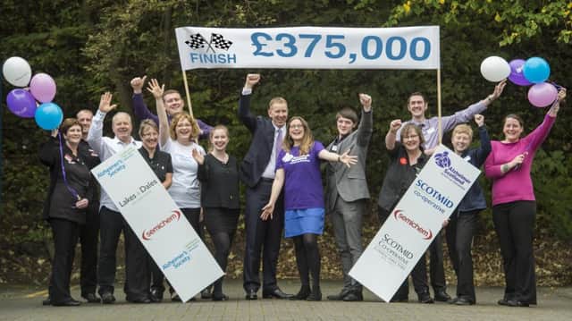 Scotmid has made a record-breaking fundraising effort for Alzheimers charities. Picture: Contributed