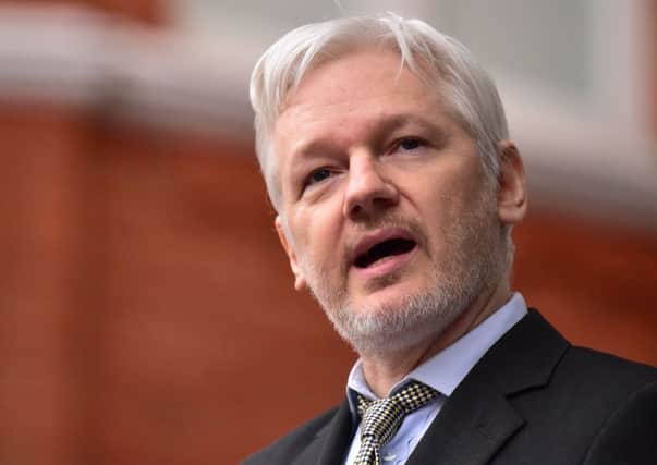 Julian Assange will appear via video link. Picture: PA