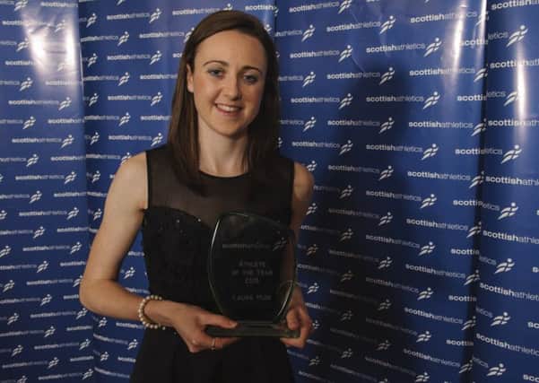 Scotland's 2015 Athlete of the Year, Laura Muir. Picture: Bobby Gavin