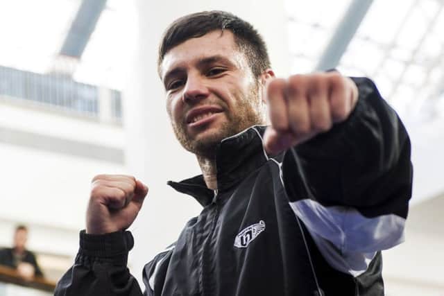 Kiryl Relikh believes he can stop Ricky Burns in the sixth round. Picture: Craig Williamson/SNS