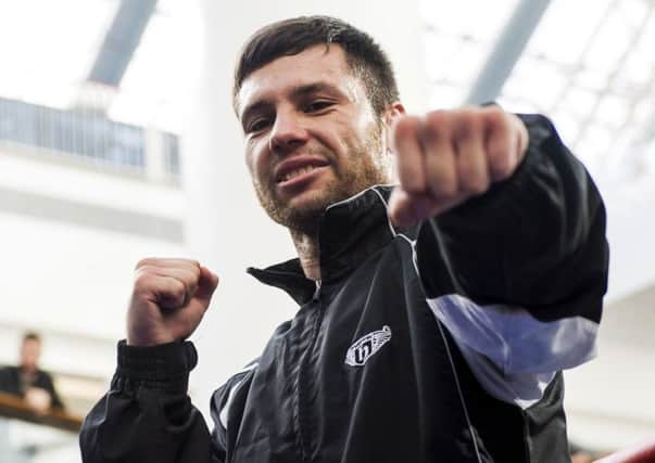 Kiryl Relikh believes he can stop Ricky Burns in the sixth round. Picture: Craig Williamson/SNS