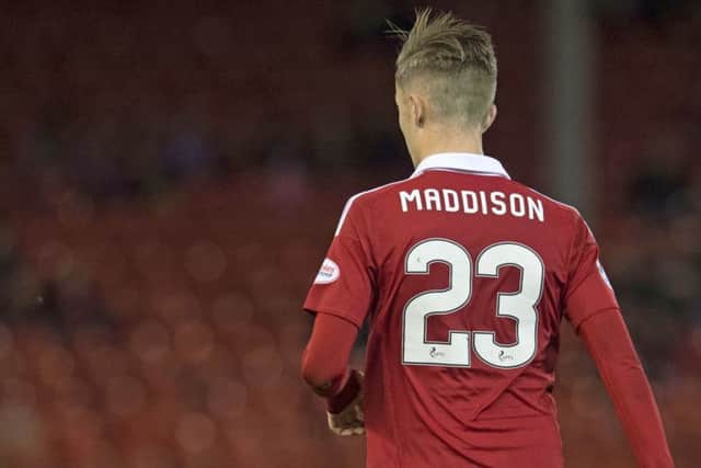 James Maddison has made an instant impact at Aberdeen. Picture: SNS