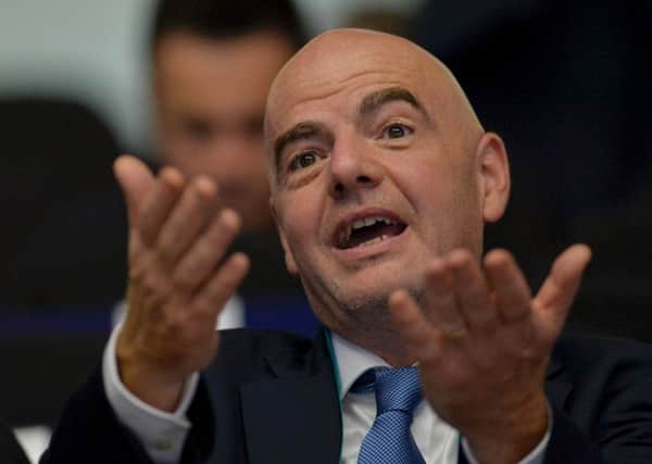 Fifa president Gianni Infantino wants a 48-team World Cup. Picture: Luis Robayo/AFP/Getty Images