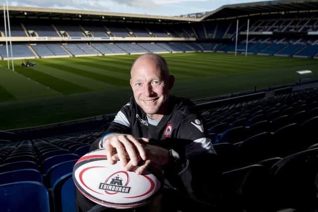 Edinburgh's acting head coach Duncan Hodge at Murrayfield. Picture: SNS Group.