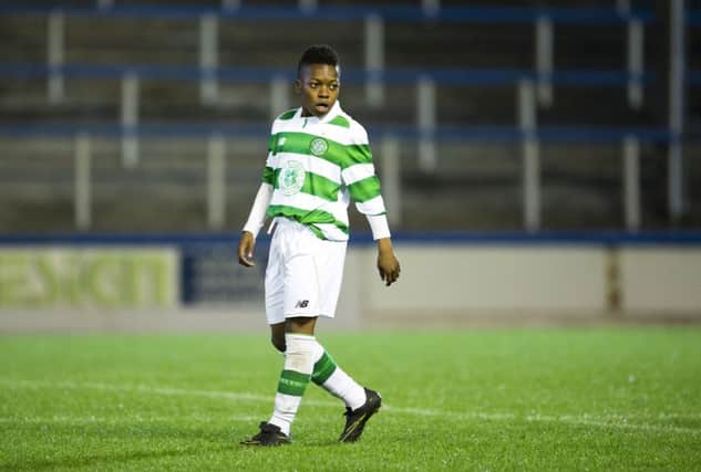 13-year-old Karamoko Dembele makes his debut appearance for Celtic under-20s. Picture: Jamie Williamson