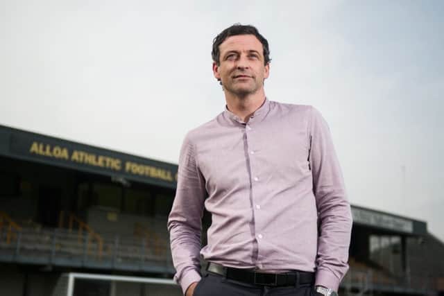 Alloa manger Jack Ross is quitting to take the St Mirren job. Picture: John Devlin