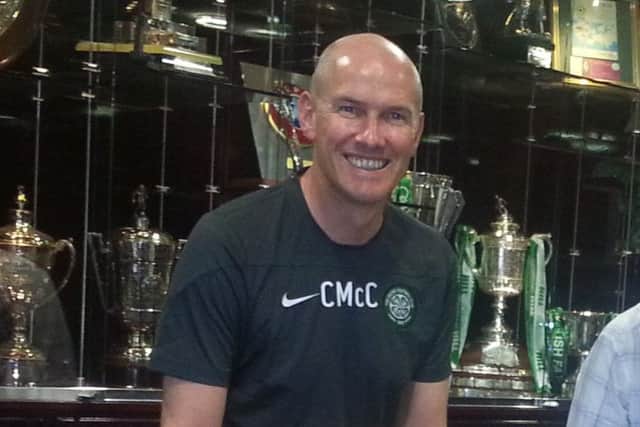 Celtic's head of youth, Chris McCart.