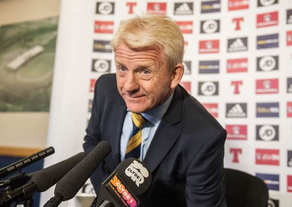 Scotland assistant Mark McGhee admits there is increased pressure on boss Gordon Strachan, pictured, and the management team. Picture: John Devlin