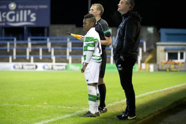 Karamoko Dembele made his debut for Celtic under-20s last night. Picture: Jame Williamson