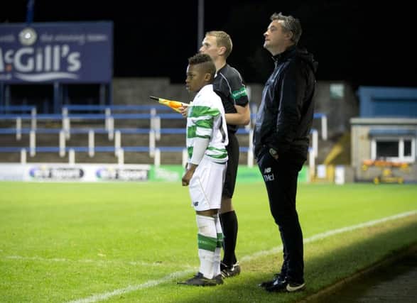 Karamoko Dembele made his debut for Celtic under-20s last night. Picture: Jame Williamson