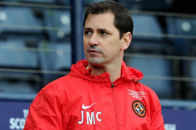 Jackie McNamara's side lost 6-1 to Guiseley, who are bottom of the table. Picture: Lisa Ferguson