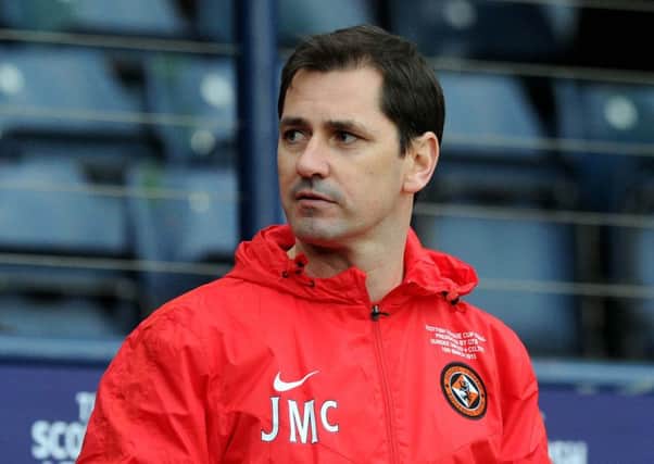 Jackie McNamara's side lost 6-1 to Guiseley, who are bottom of the table. Picture: Lisa Ferguson