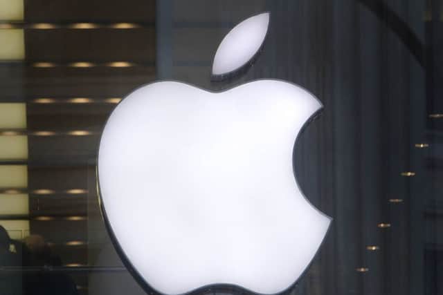Technology giant Apple has been named the world's most valuable brand despite seeing iPhone sales fall this year. Picture: Philip Toscano/PA Wire