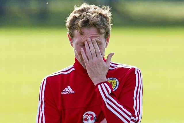 Scotland head coach Scot Gemmill was set to take charge of his first match. Picture: SNS