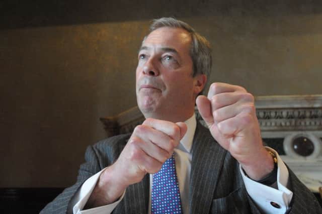 UKIP Leader Nigel Farage . Picture: TSPL