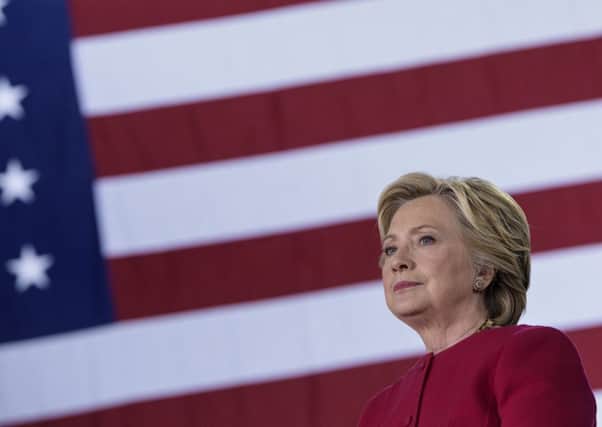 Hillary Clinton during a town hall meeting in Haverford, Pennsylvania. Picture: Getty