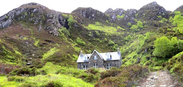 The stunning Old School House on Eilean Shona. Picture: EileanShona.com