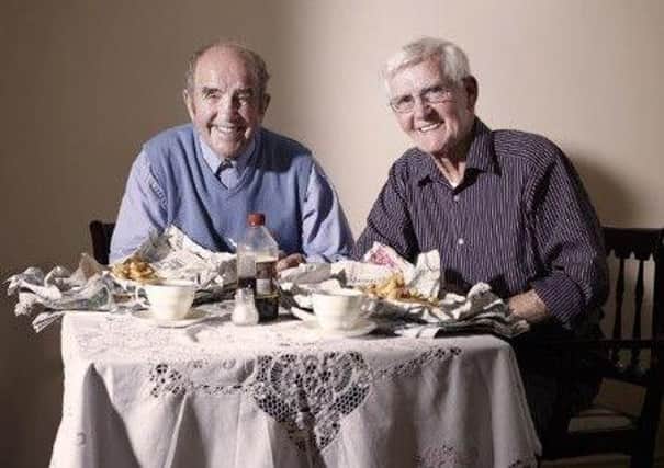 Residents enjoy their meal at Edinburgh home. Picture: Contributed